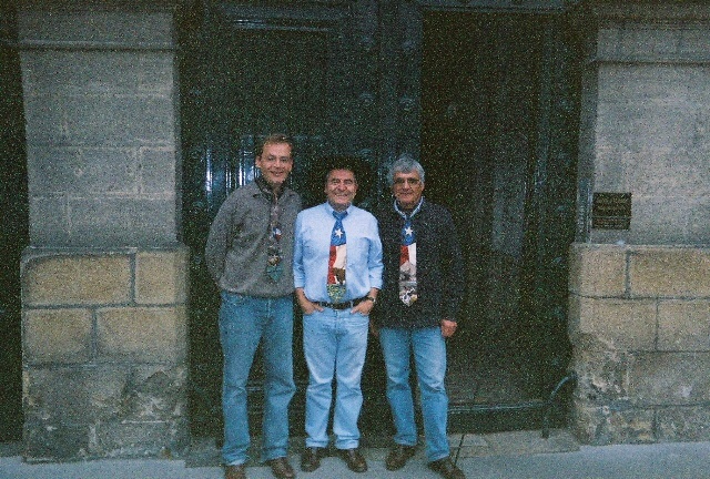 Ronan, Bertrand et Pierre-Antoine Champenois, 13 May 2005